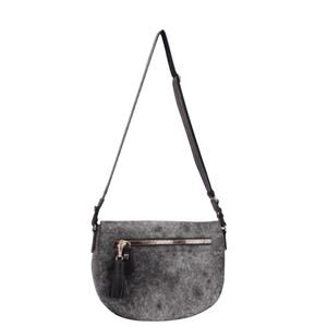 David Jones saddle bag style cross body bag NEW Gray